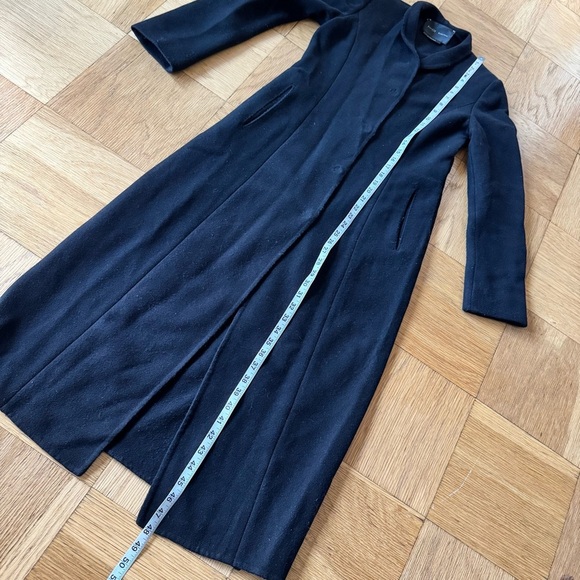 Aritzia Babaton Size 2 Wool Cashmere Blend Coat Snap Down Black - Picture 6 of 10